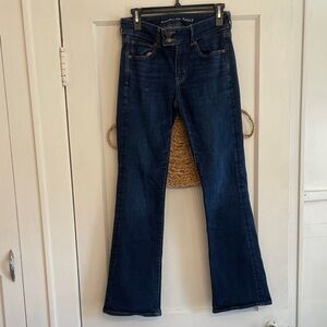American Eagle Outfitters Dark Blue Flare Jeans
